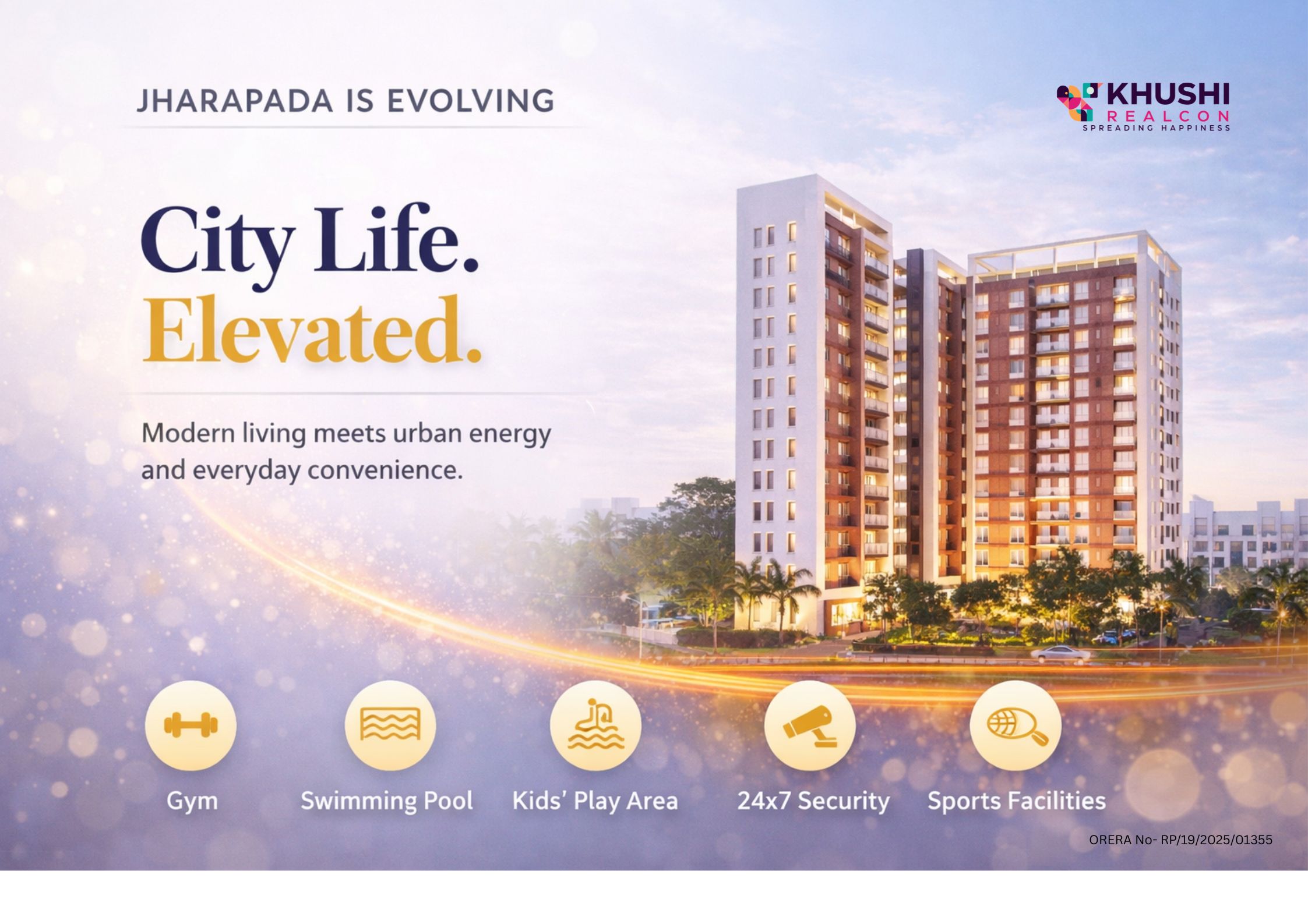 Khushi Vega Jharapada: New 3 BHK Flats in Bhubaneswar Redefining Cosmopolitan Living